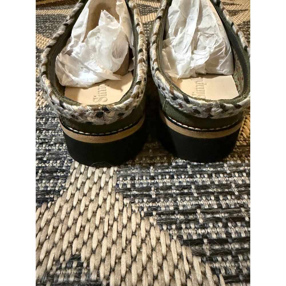 Simple Original Suede Clog Olive Size Womens 9/ M… - image 8